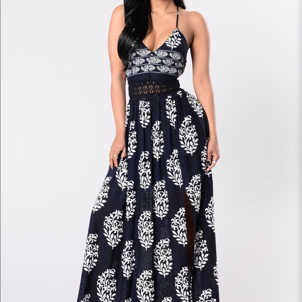 Navy Blue Maxi Dress!